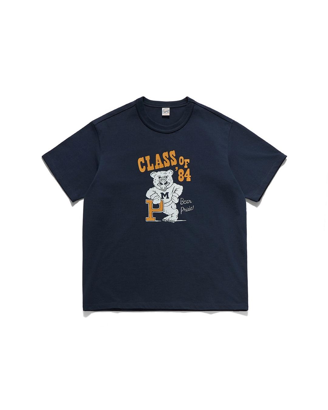 UNIVERSITY BEAR T-SHIRTS / NAVY