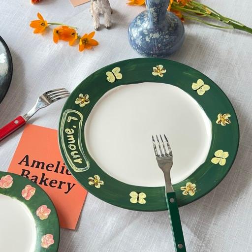 green mood 레터링 각인 플레이트