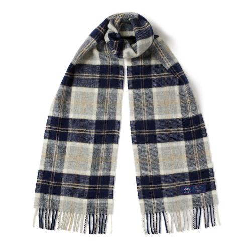 메리노울 머플러 25cm - 반녹번 실버