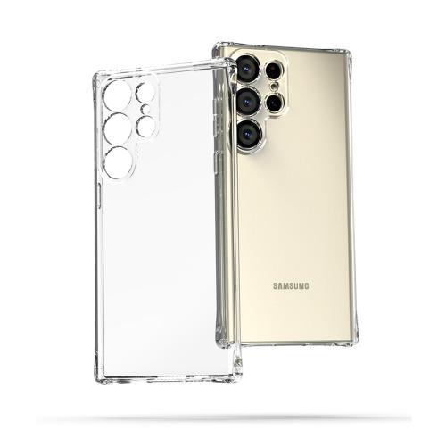 갤럭시S23울트라 에디터 슈퍼 방탄 풀커버 투명 TPU케이스 S918