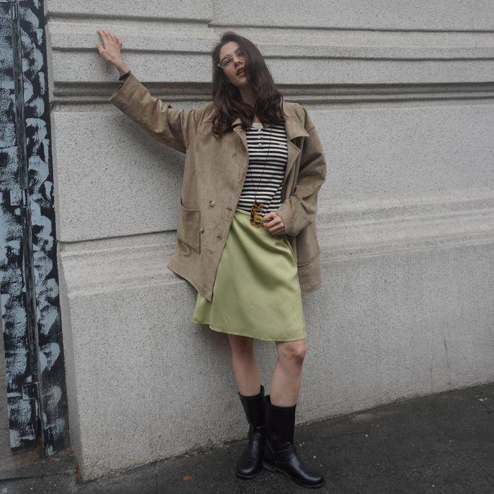 90s Julia sk (olive green)