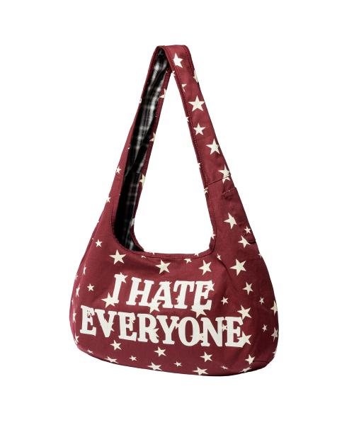 리버서블 스타 숄더백 레드