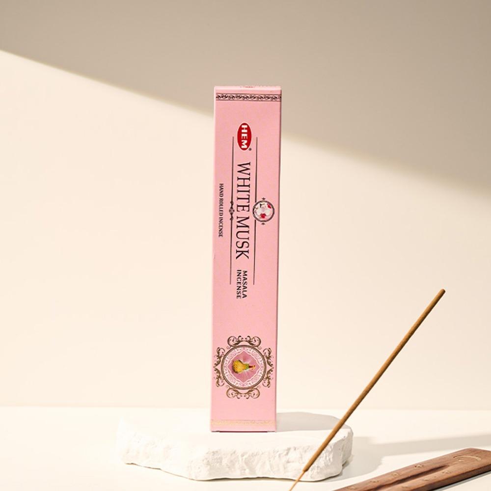 [HEM] 헴 인센스 프리미엄 마살라 인센스스틱 15g 화이트머스크 향