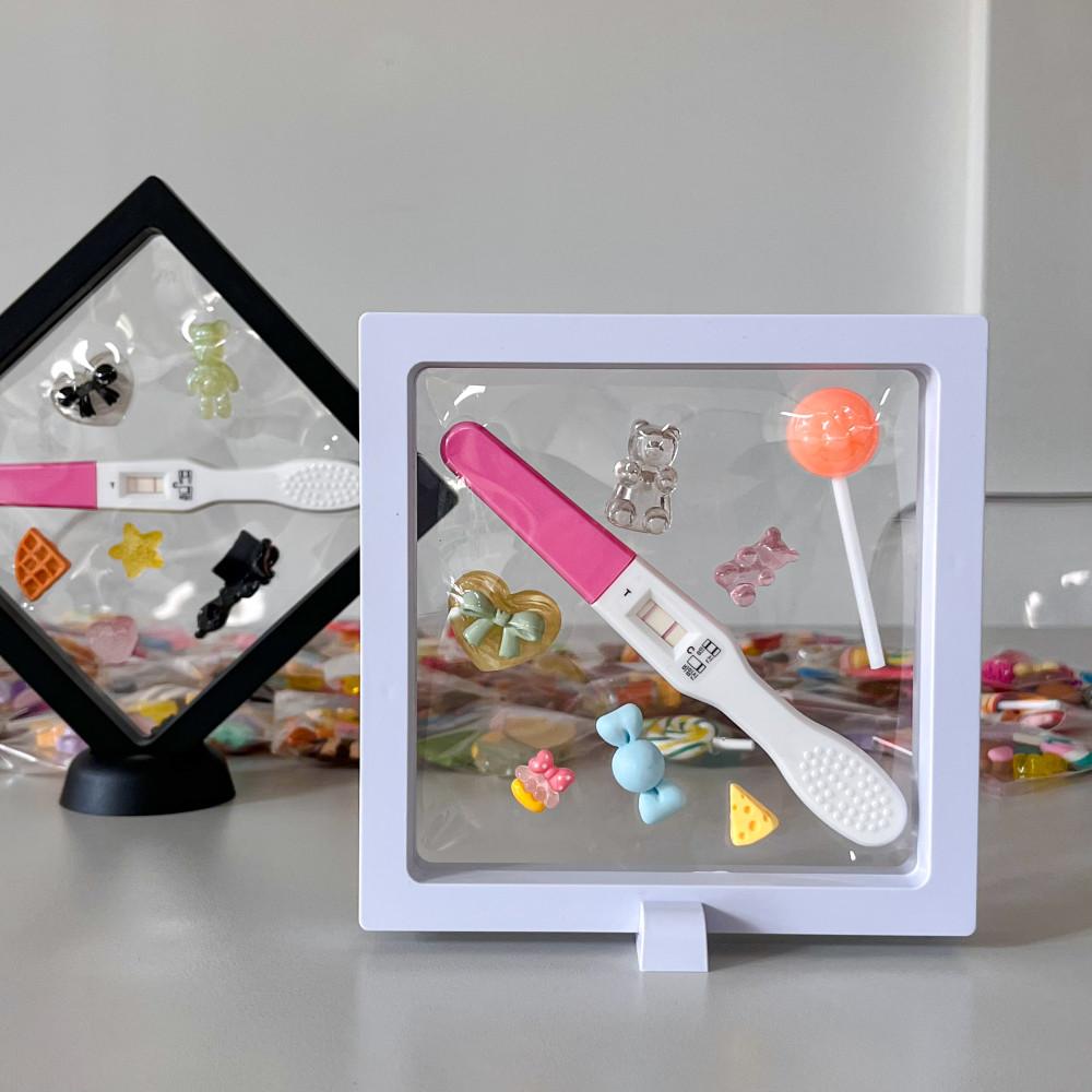 (우가차차486 임테기 보관함) 임신테스트기 보관 액자 임밍아웃 서프라이즈 복권 이벤트