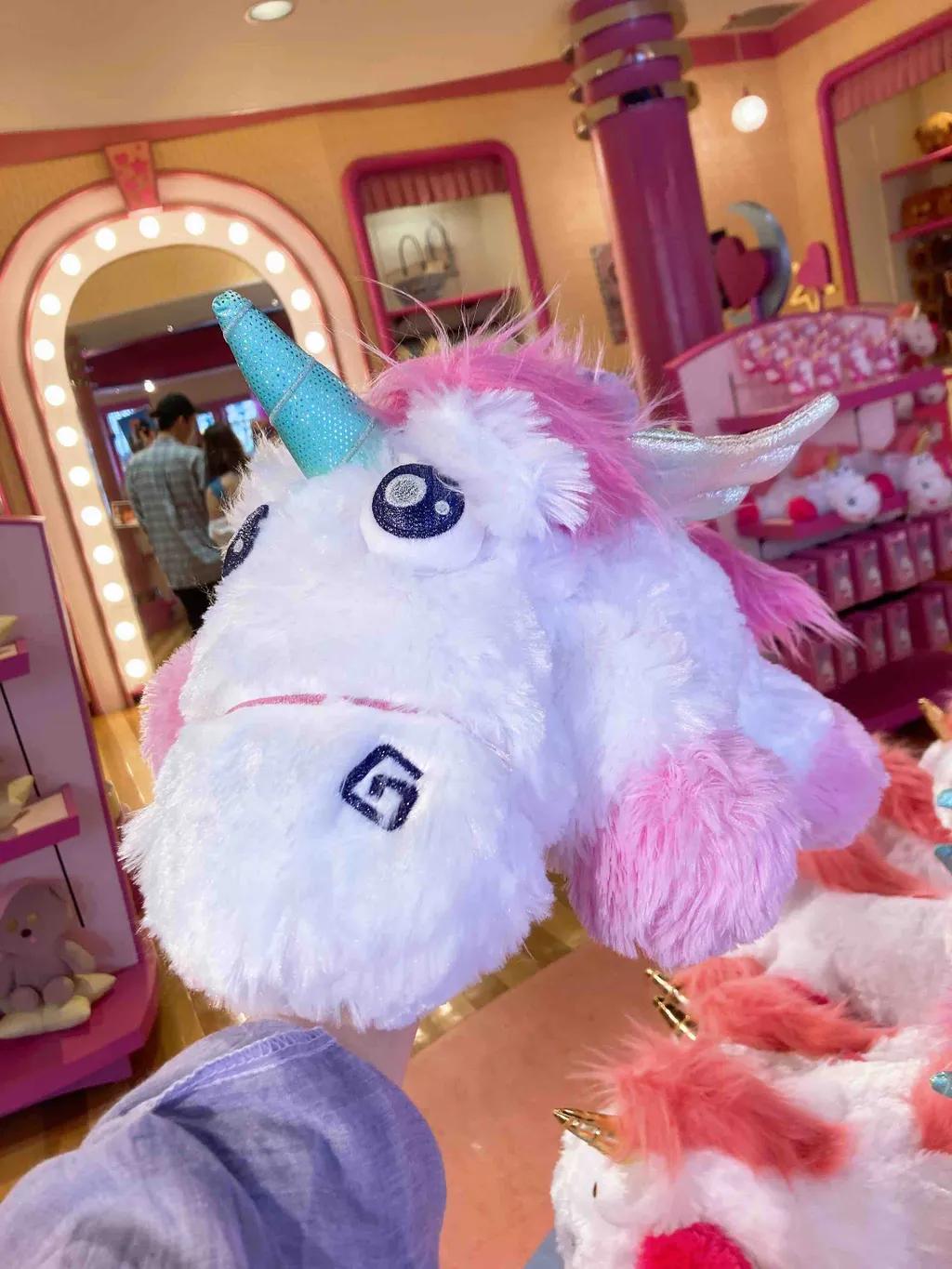 USJ 유니버셜스튜디오 미니언즈 유니콘 100%플로피 인형 미니언 캐릭터 수면인형