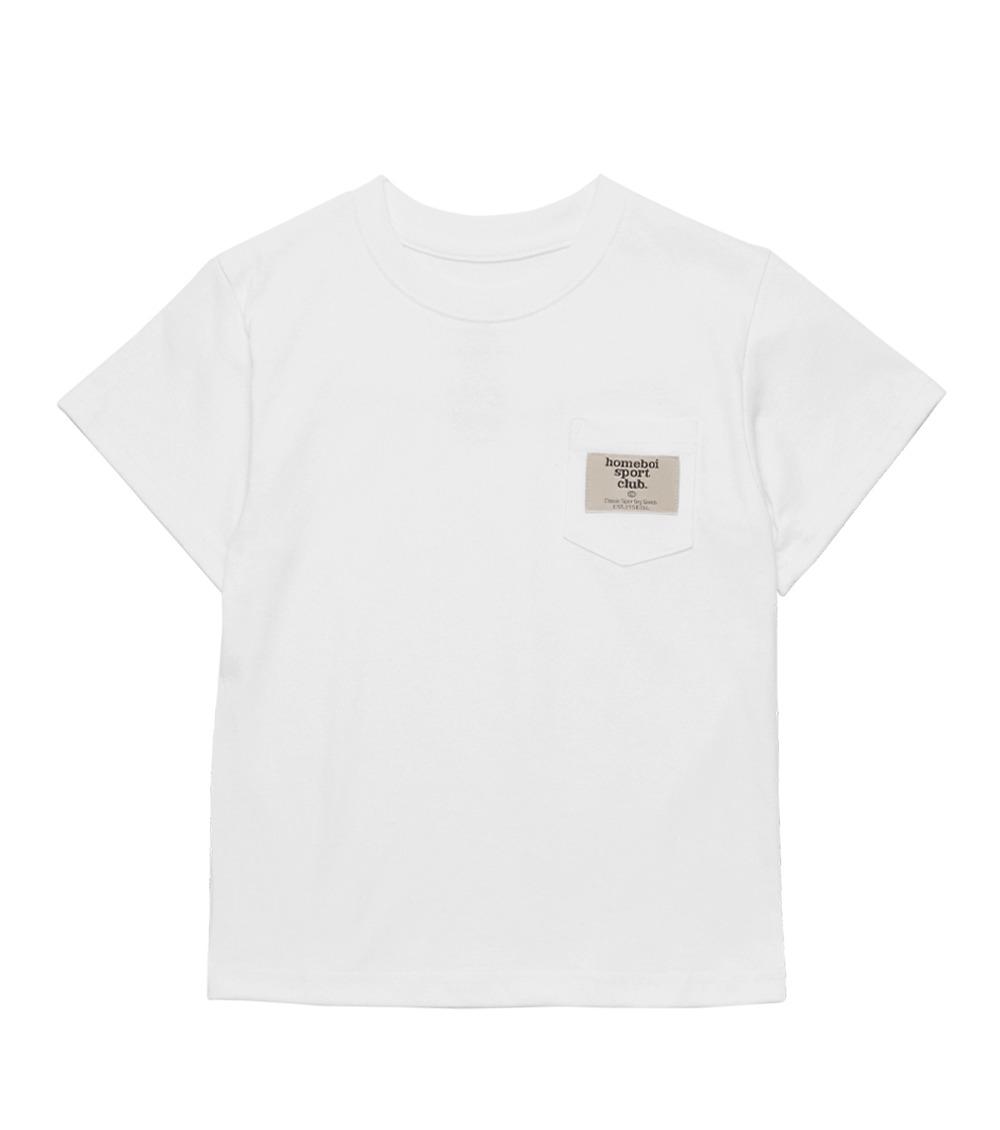 Pocket Label TEE - white (Audult / Kids)