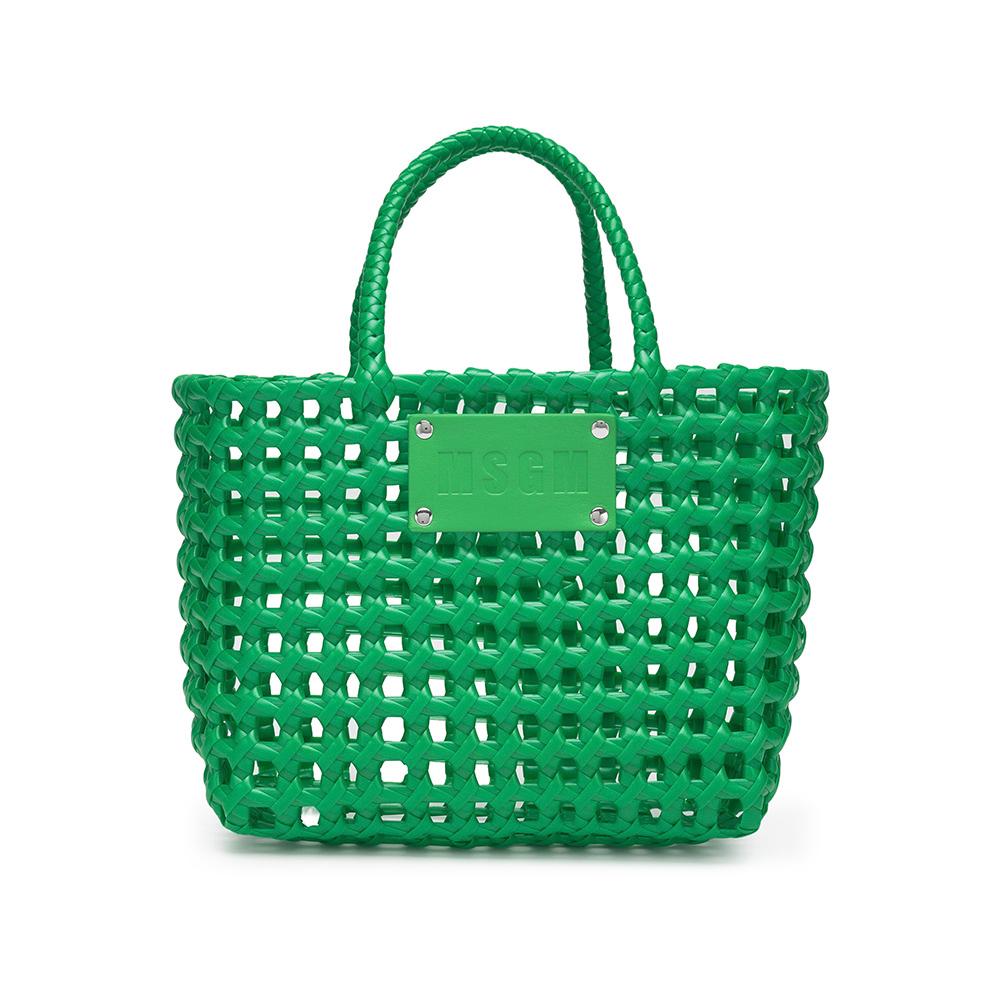엠에스지엠 미니 바스켓 네트백 - 그린 (3441MDZ49 632 36)