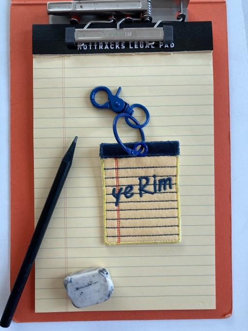 옥스포드 노트 자수 네임택,스티커,벨크로 제작가능