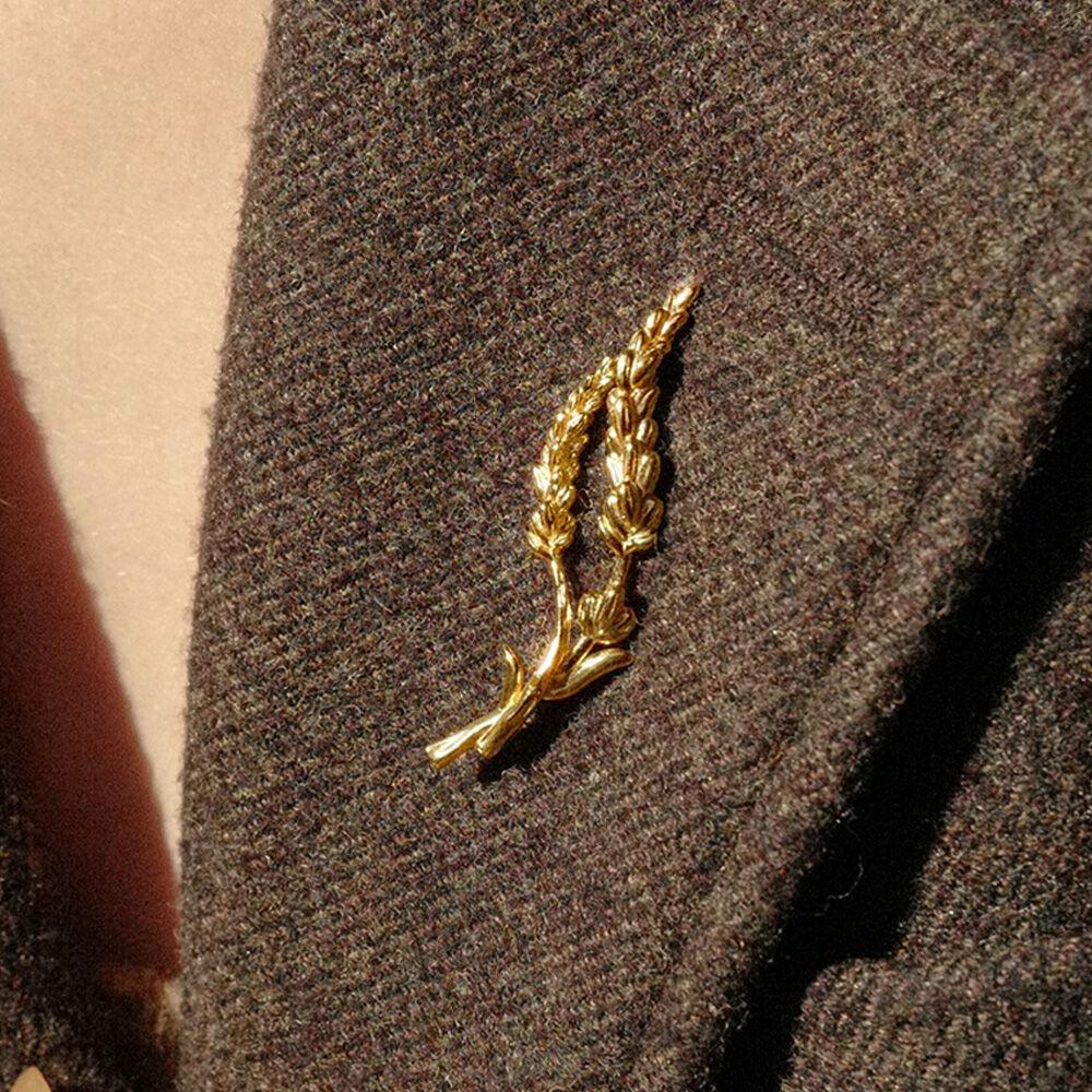 lavender garden brooch