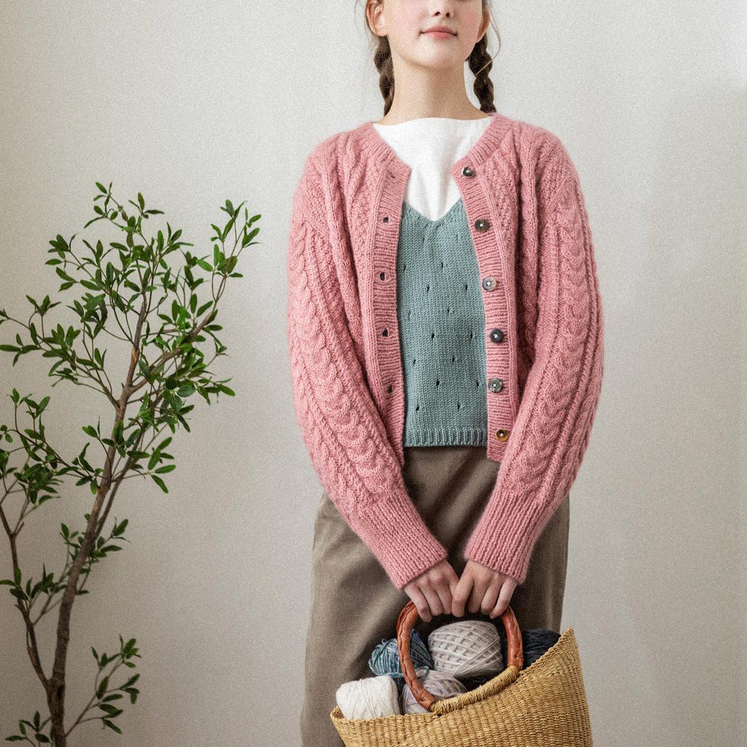 [마마랜스의 일상 니트_도안X] 5% 할인 애버딘 레트로 가디건 실 패키지 (ABERDEEN RETRO CARDIGAN)