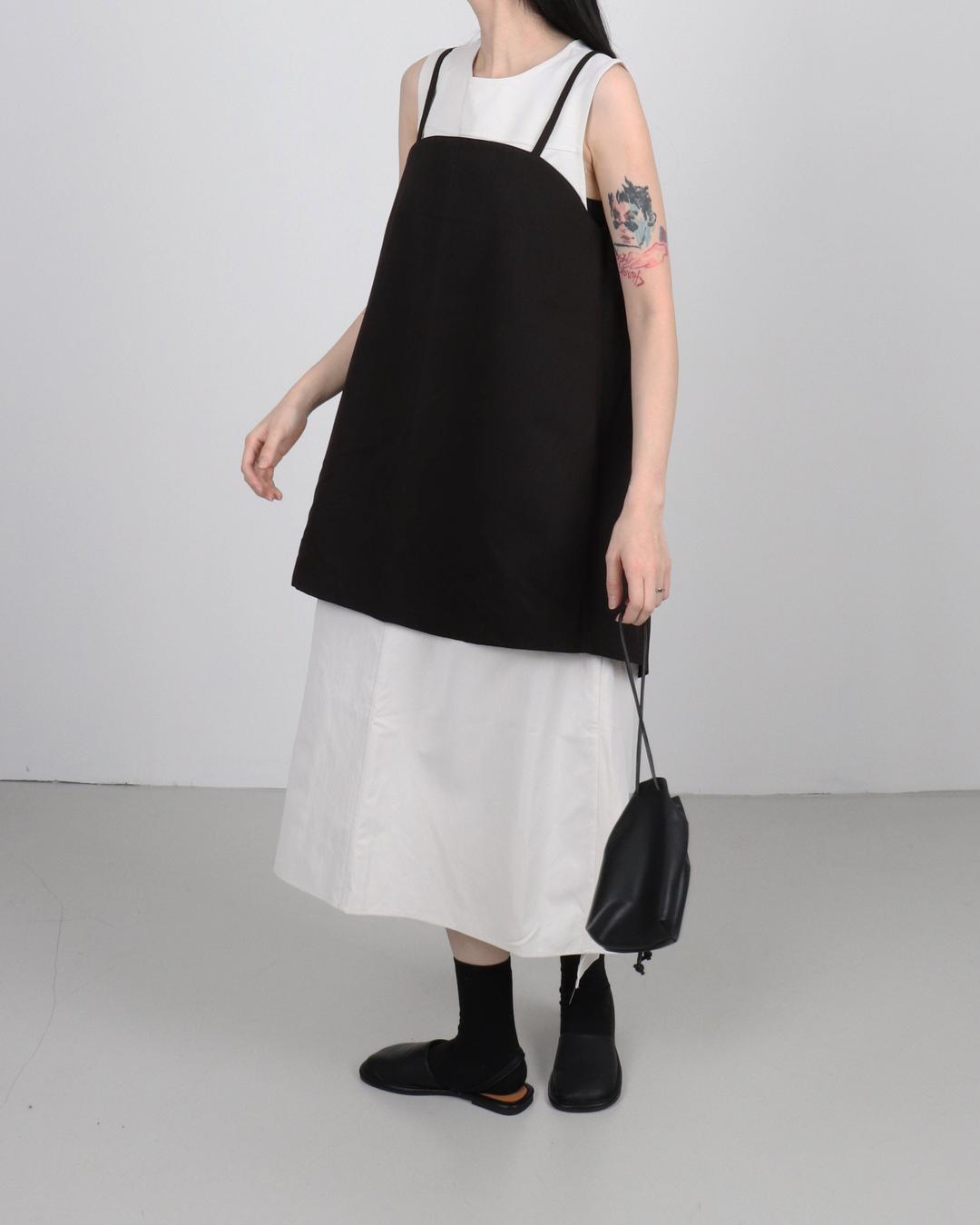 2-way slash bustier ( 2 color )