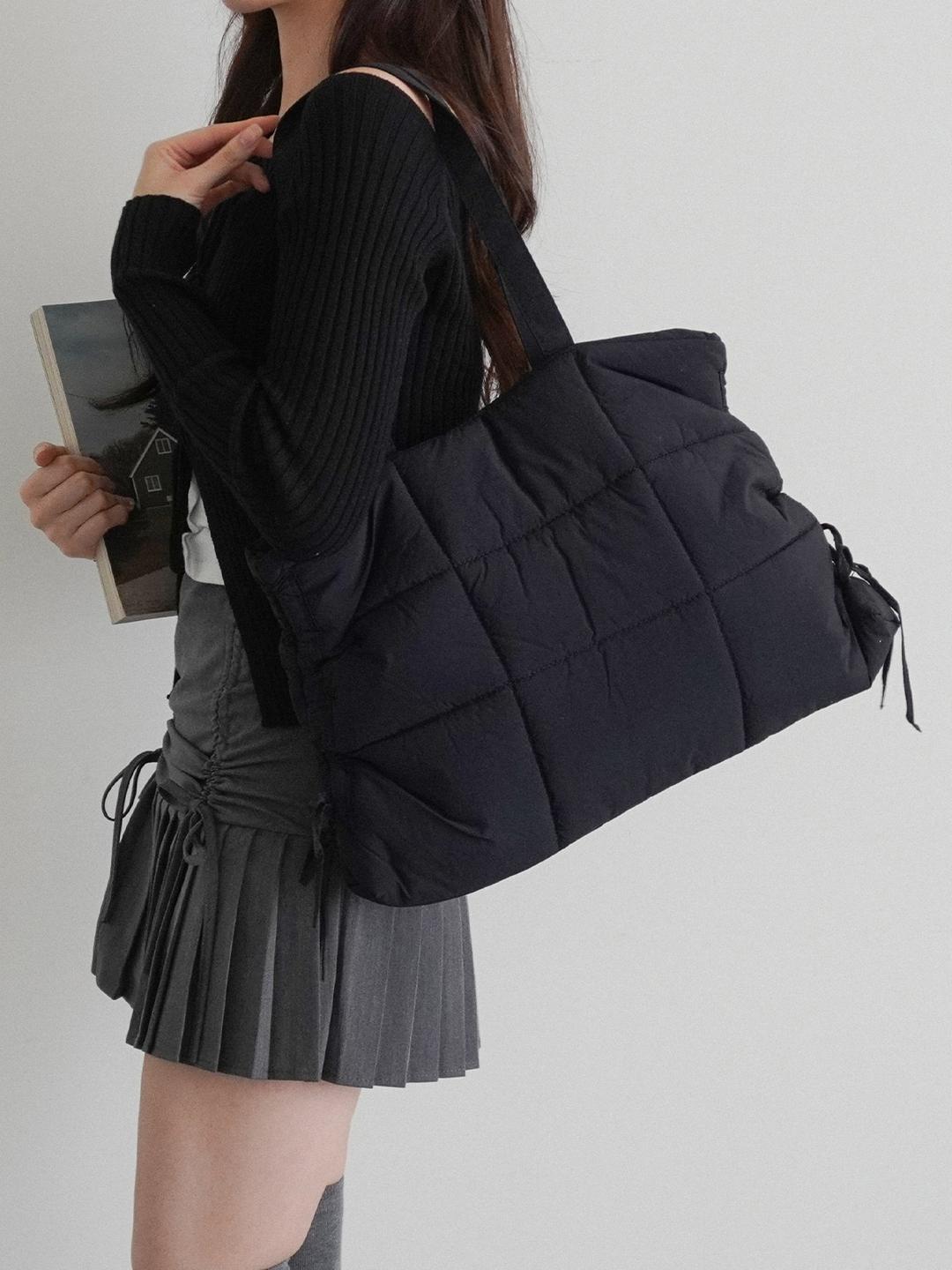 [Fluffy bag_black]