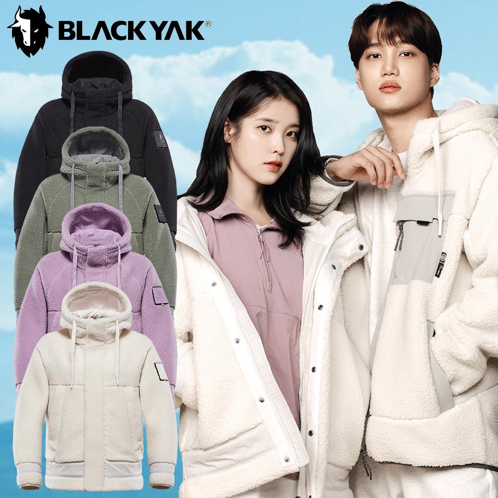 블랙야크 아이유후리스 카이 양털 뽀글이 B마카롱2후드 플리스자켓 남성 여성