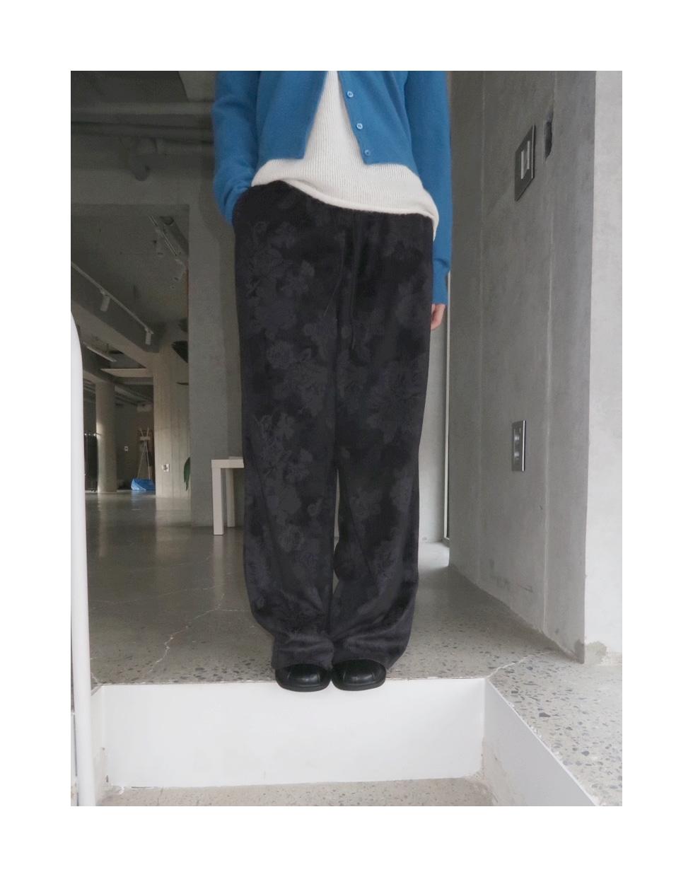 TONAL BLOOM CORDUROY PANTS