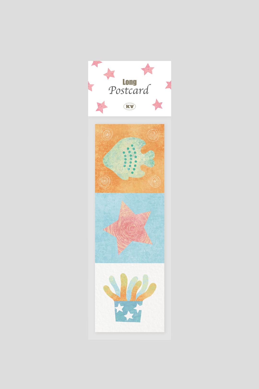 Long Postcard - Ocean