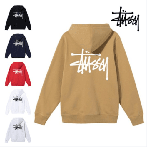 스투시 베이직 기본 로고 후드티 6색상