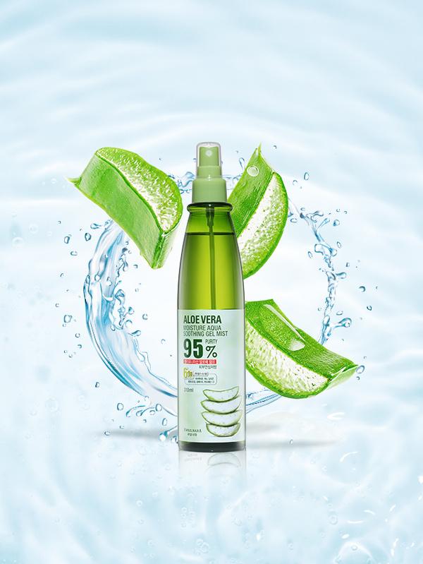 과일나라 알로에베라 모이스처 아쿠아 수딩 젤 미스트 310 ml
