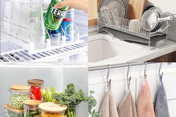 르보에 주방 수납/정리 특가전 음료트레이 식기건조대 행주 정리대