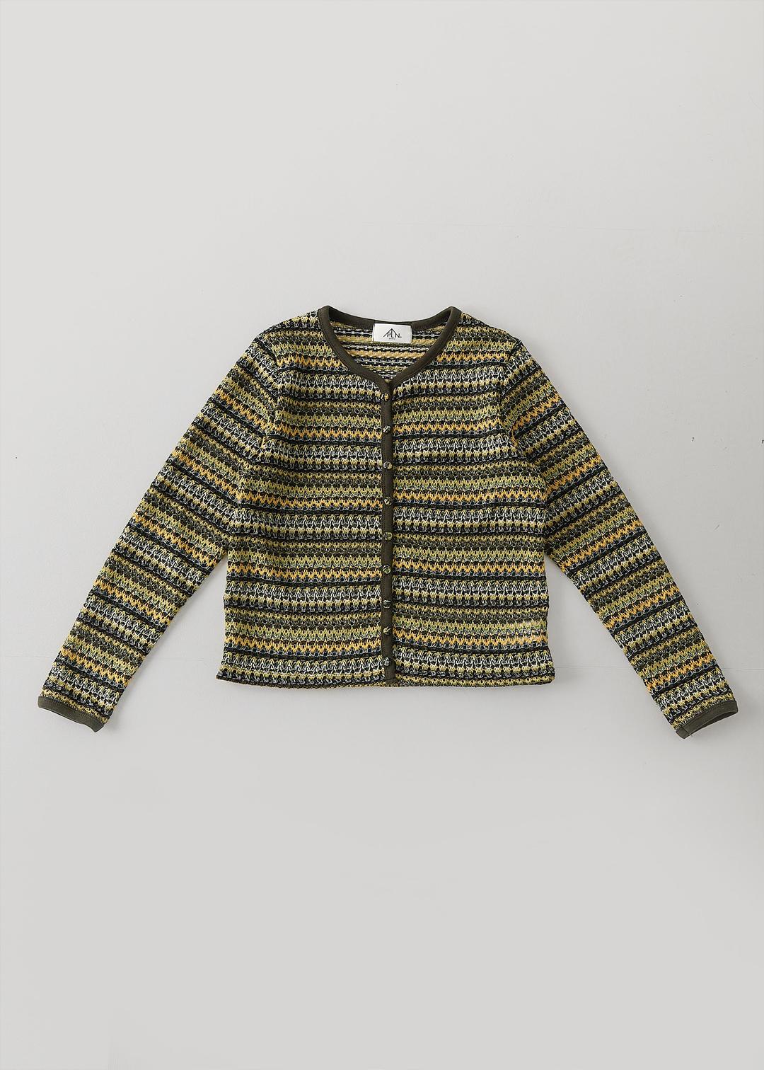 TWOTONE CARDIGAN