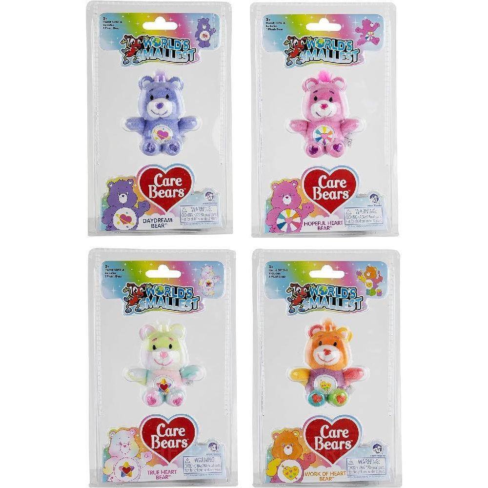 세계에서 가장 작은 케어 베어 시리즈 4 번들 4개 세트 Worlds Smallest