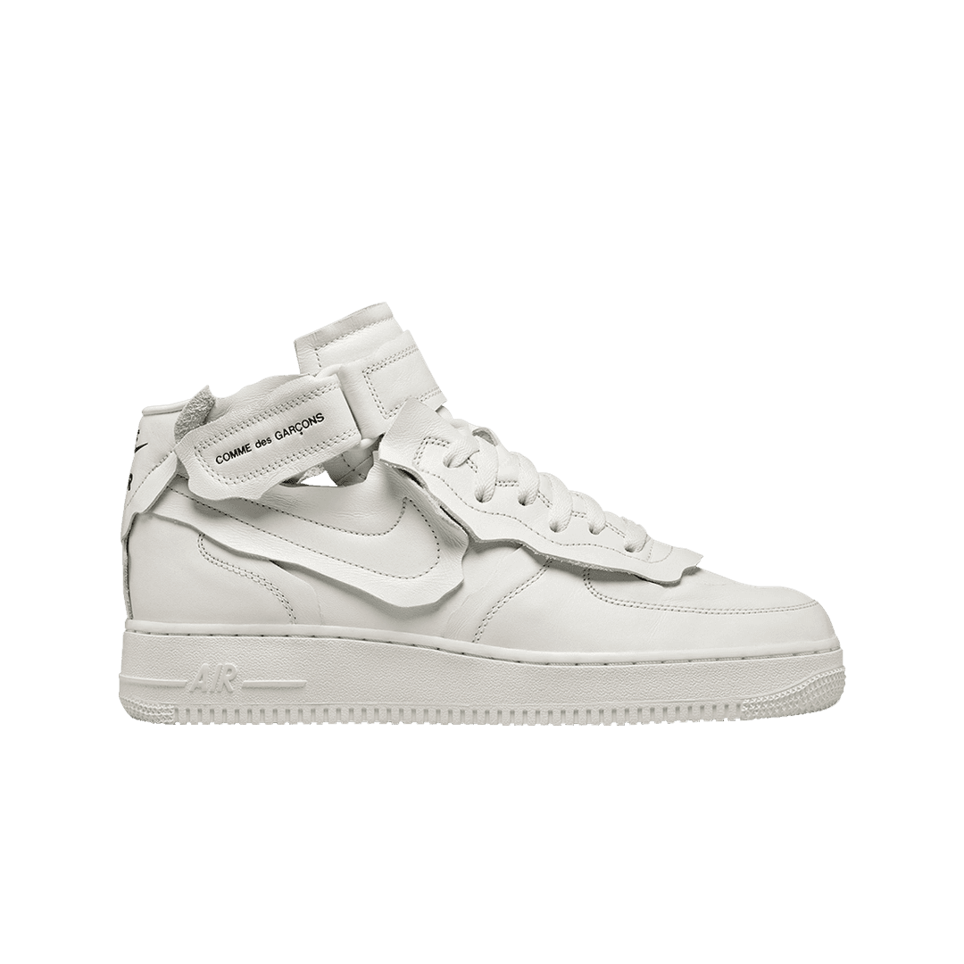 Nike x Comme des Garcons Homme Plus Air Force Mid White