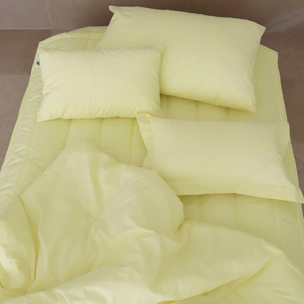 솔리드 코튼 차렵 이불 (프렌치 레몬)