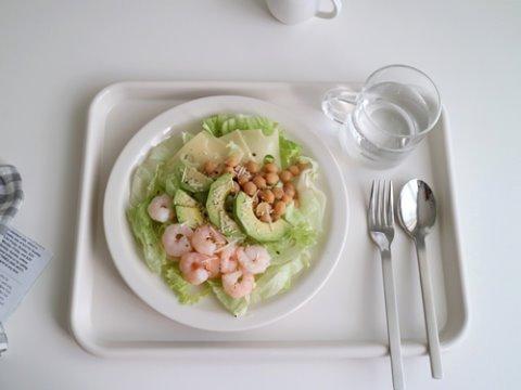 아이보리 카페트레이 (2size)