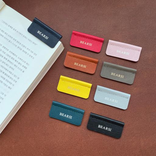 1+1 사피아노 가죽 이니셜 책갈피 북마크 ver.2