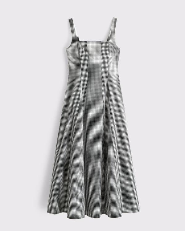 The A&F Mila Stretch Midi Dress