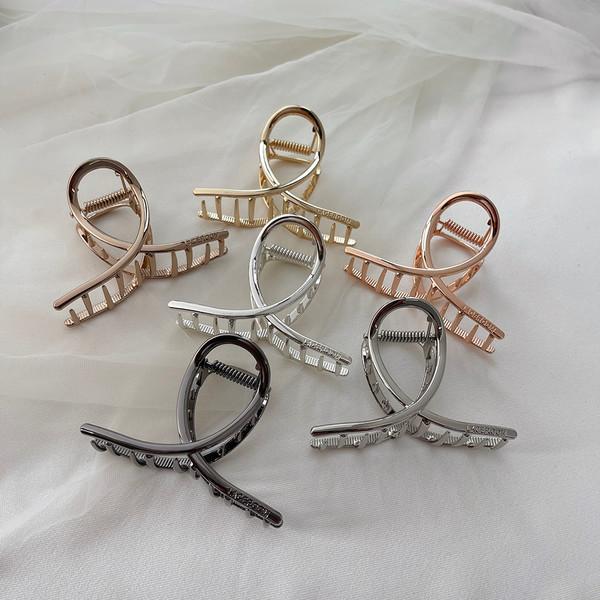 꼬임 슬림 왕폭 집게핀