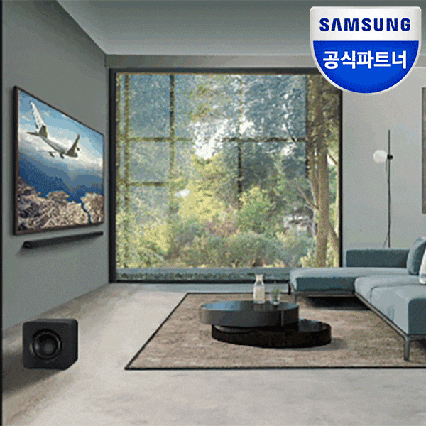 인증점 삼성 슈퍼슬림 사운드바 3.1.2채널 HW-S801B/KR 화이트