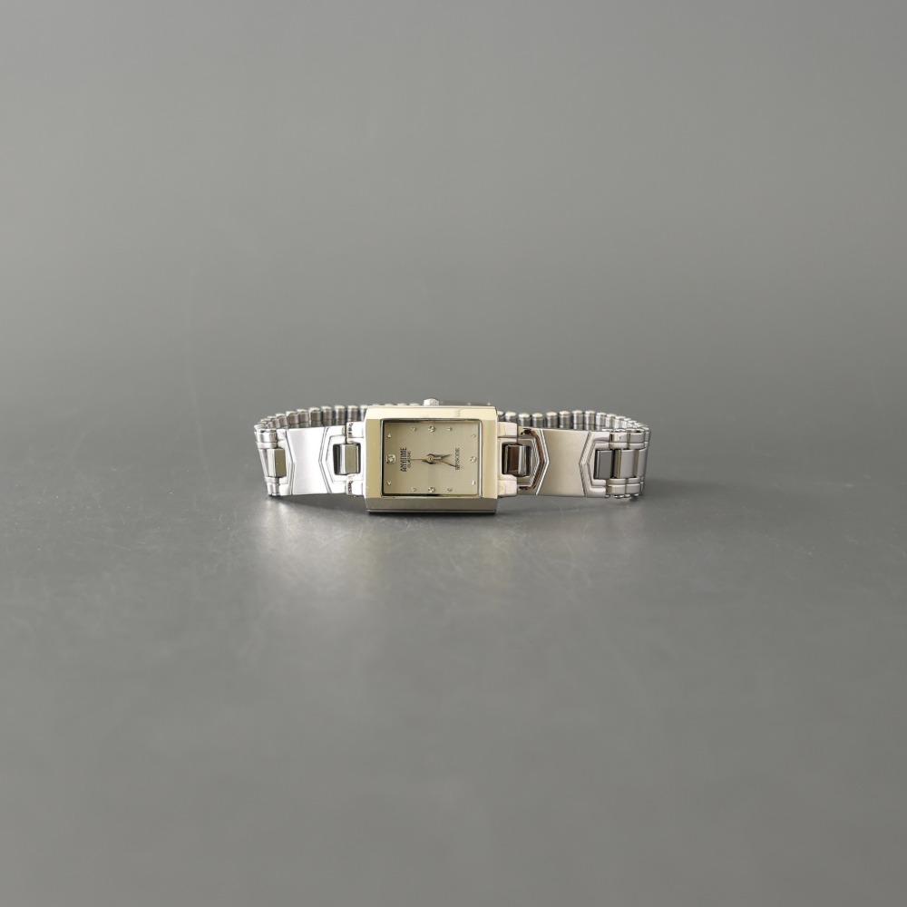 ANYTIME Classic square metal watch