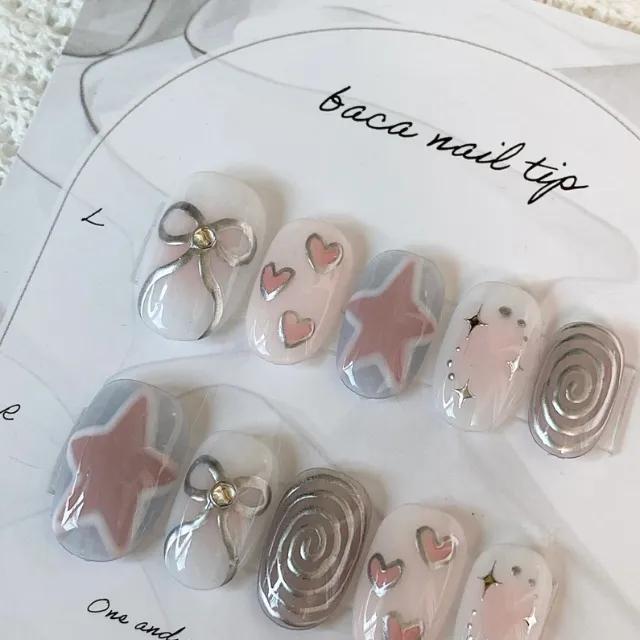 [신상할인🔥] Y2K네일팁/키치네일/드로잉네일