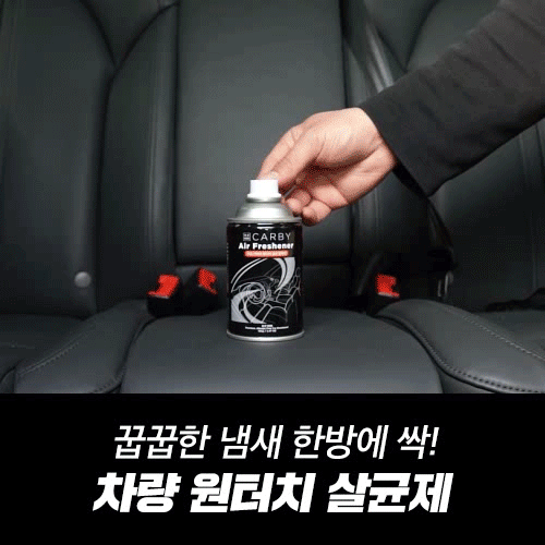 무로 카바이 원터치 살균제 1개 : 155g 차량·실내겸용/살균제/에바크리닝