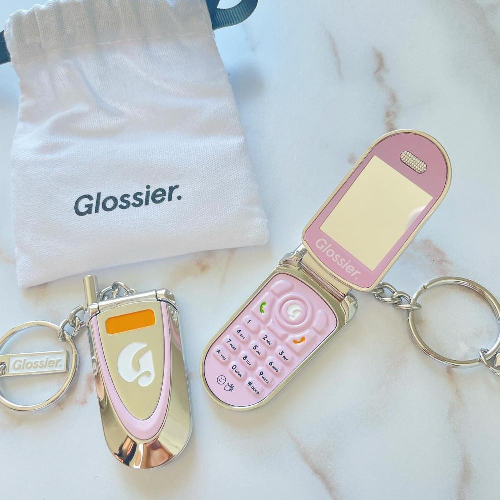 글로시에 키링 Glossier LA Keychain