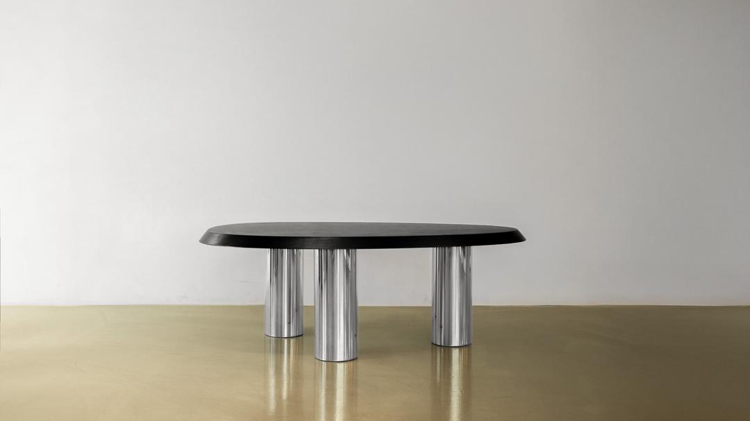Steel Leg Tea Table