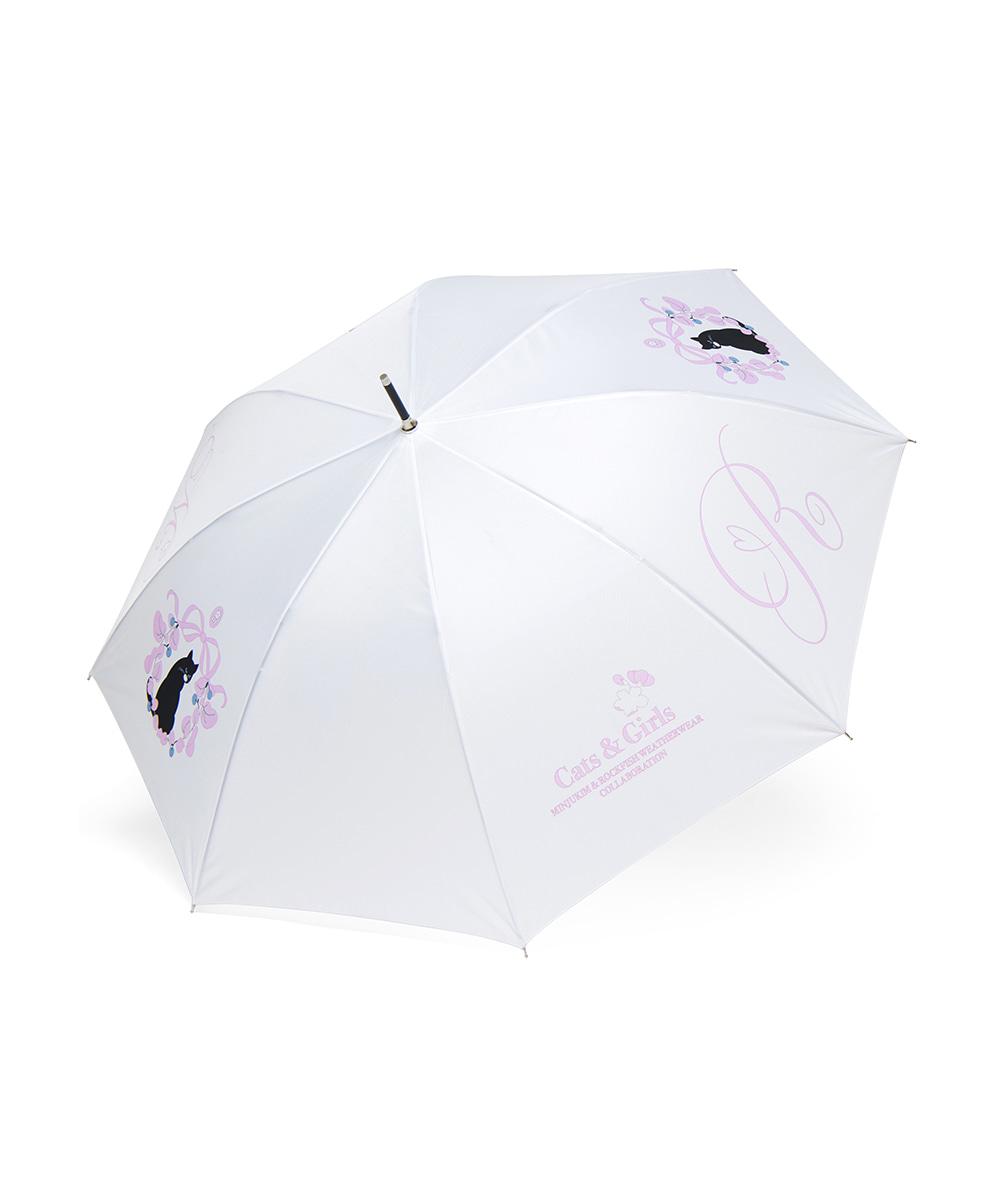 [X MINJUKIM] UMBRELLA LONG  - WHITE