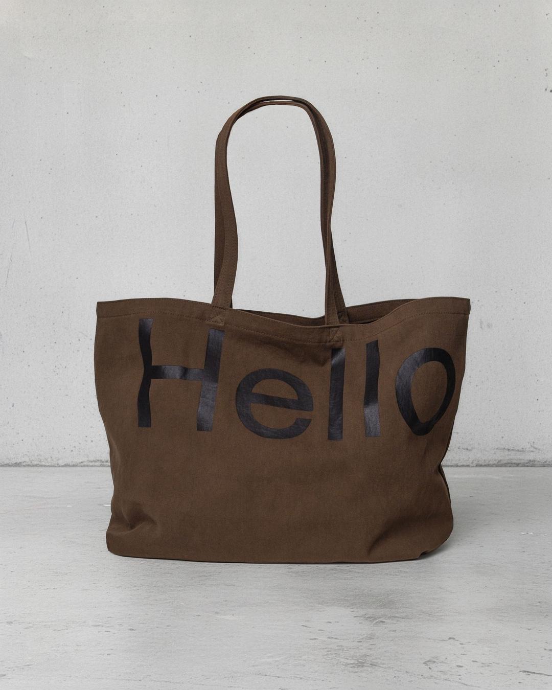 Big tote bag - Dark brown