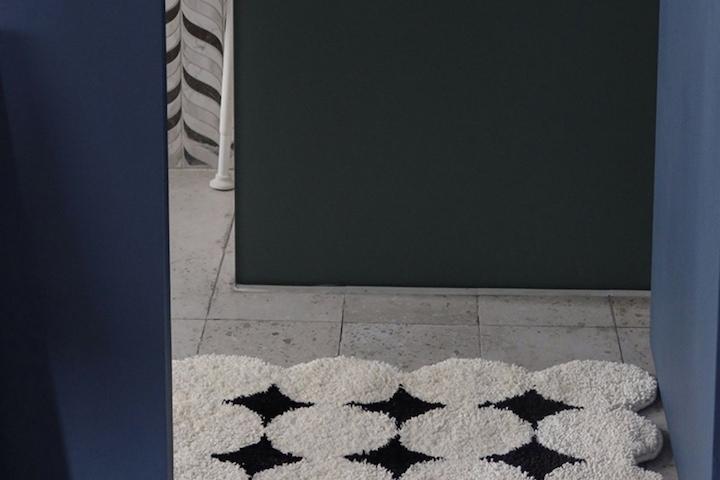 (단독특가) 고요 터프팅 러그 / 화장실 욕실 주방 현관 인테리어 러그 발매트