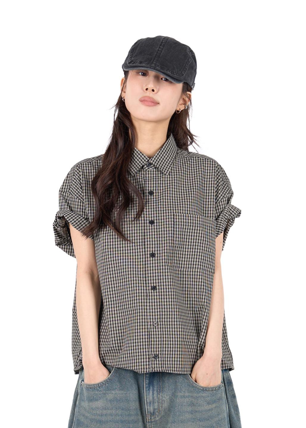 릿킴 BOYS CROPPED SHIRT