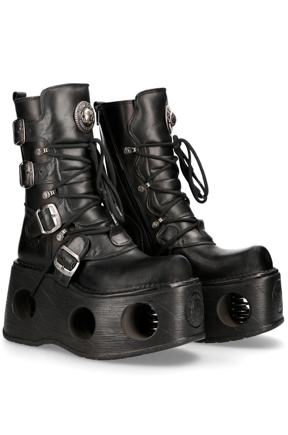 [뉴락 NEW ROCK] SPRING HIGH PLATFORM BOOT METALLIC M-373-S2