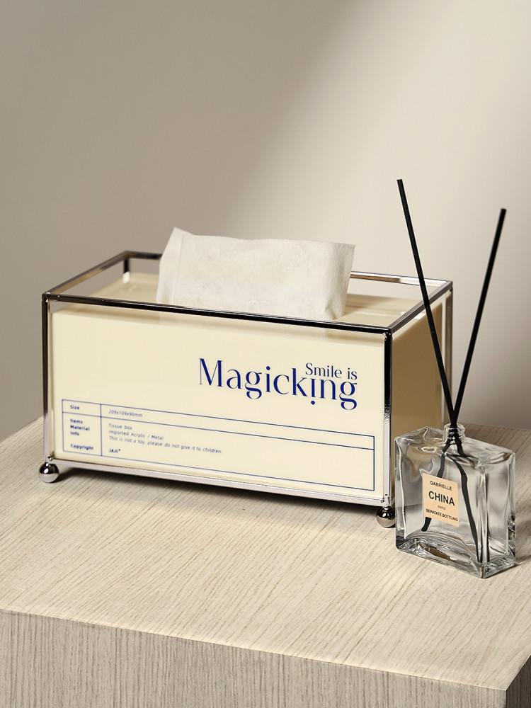 드로우데이 아크릴 사각 화장지 휴지  티슈 각티슈 케이스