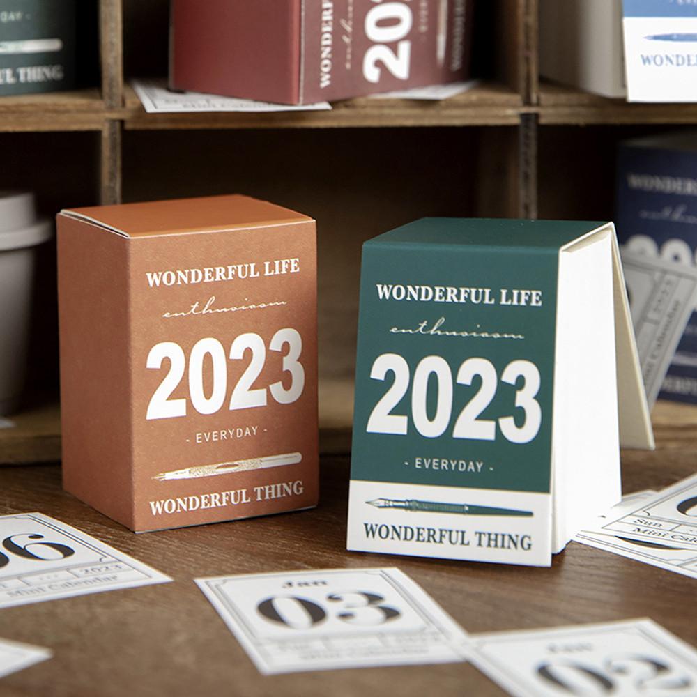 2023년 미니 탁상 다꾸 일력 달력