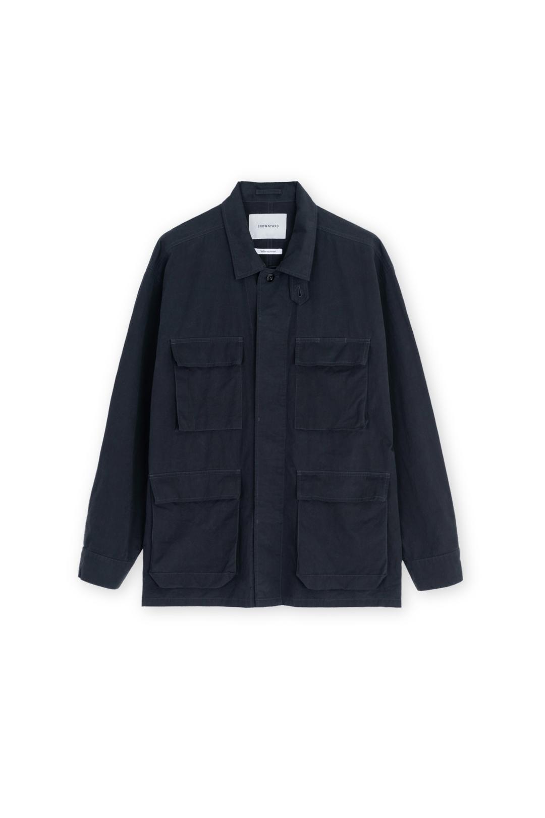 Washed BDU Jacket, Black