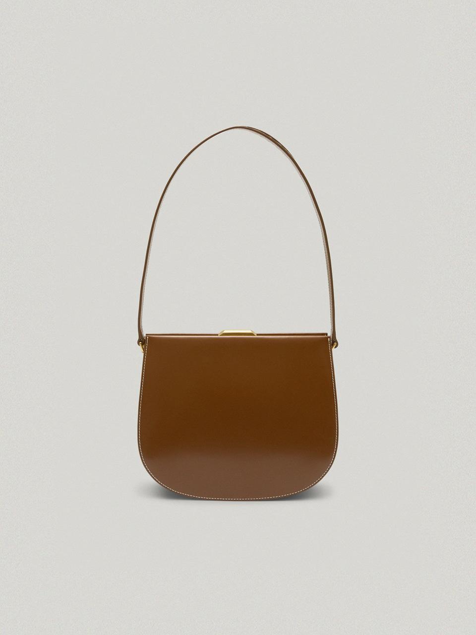 Lune Forme Bag / Cognac Brown