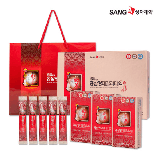 "하루한포" 6년근 홍삼정 데일리타임 홍삼스틱 30포 (선물쇼핑백 증정)