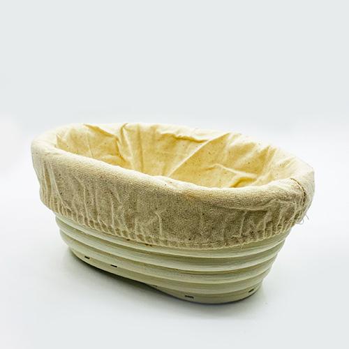 반느통(타원/소) 발효빵틀 바구니 17 X 12 X 6cm(H)