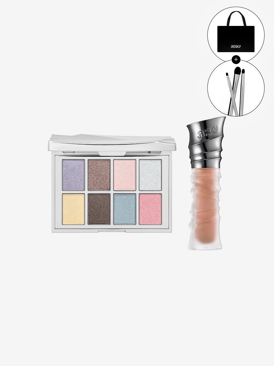 피그먼트 아이섀도우 팔레트 & 비 볼드 립 블러쉬드 SET