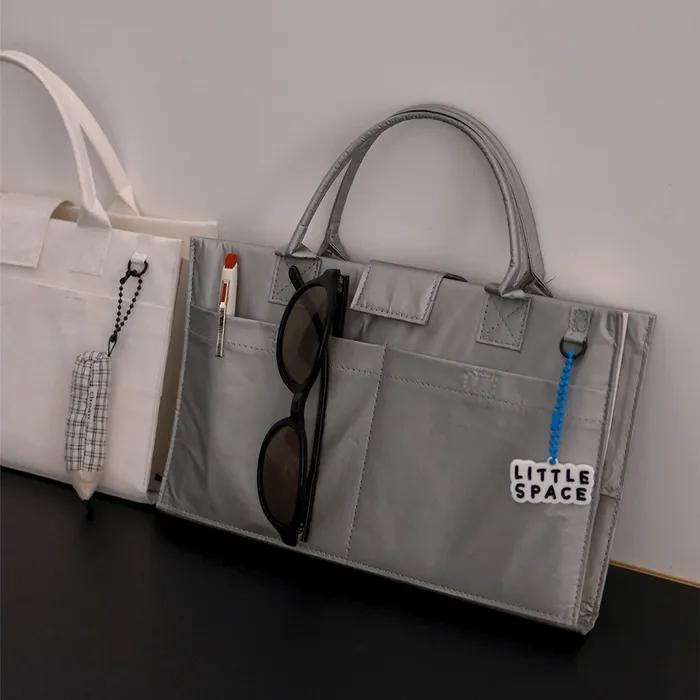 북 메이트 북커버백 - 실버 L (민음사 세계문학전집)