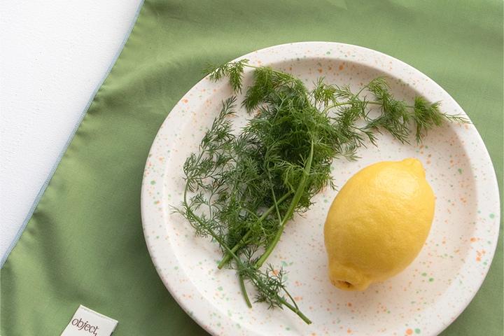 Object bo 멀티패브릭 면 보자기 (Green/Blue)